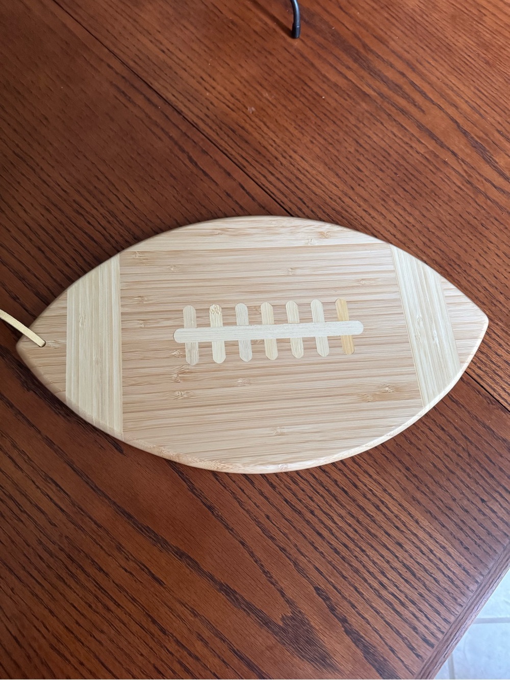 Ally B Bamboo Serving Board with Branded Burned Logo - Natural Brown